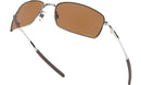Oakley Square Wire Sunglasses OO4075-1460-Tungsten/Prizm Tungsten Polarized