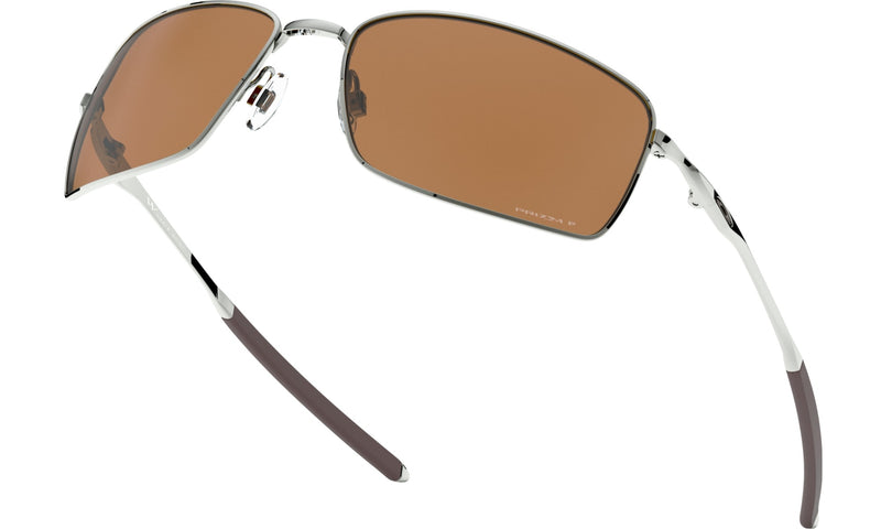 Oakley Square Wire Sunglasses OO4075-1460-Tungsten/Prizm Tungsten Polarized