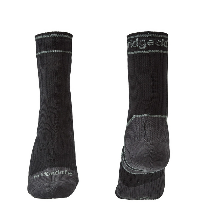 Bridgedale Stormsock Lightweight Waterproof Boot Sock-Black