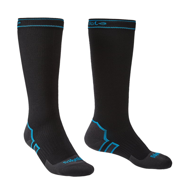 Bridgedale Stormsock Midweight Waterproof Knee Sock-Black