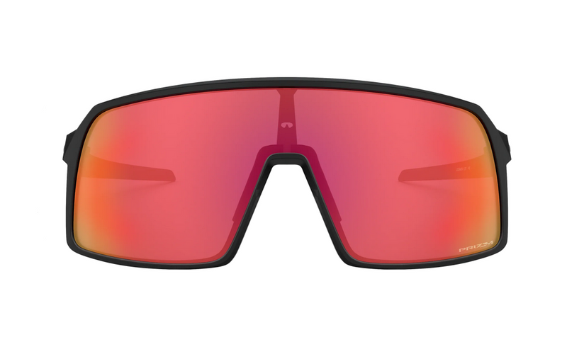 Oakley Sutro Sunglasses in Matte Black Prizm Trail Torch