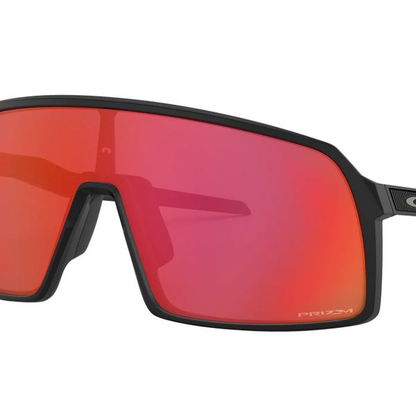 Oakley Sutro Sunglasses in Matte Black/Prizm Trail Torch