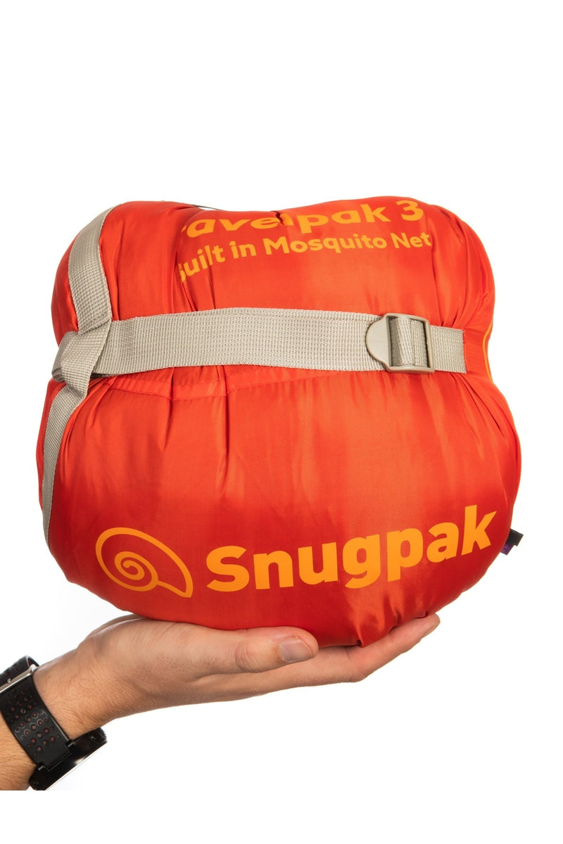 Snugpak Travelpak 3 Sleeping Bag-Green