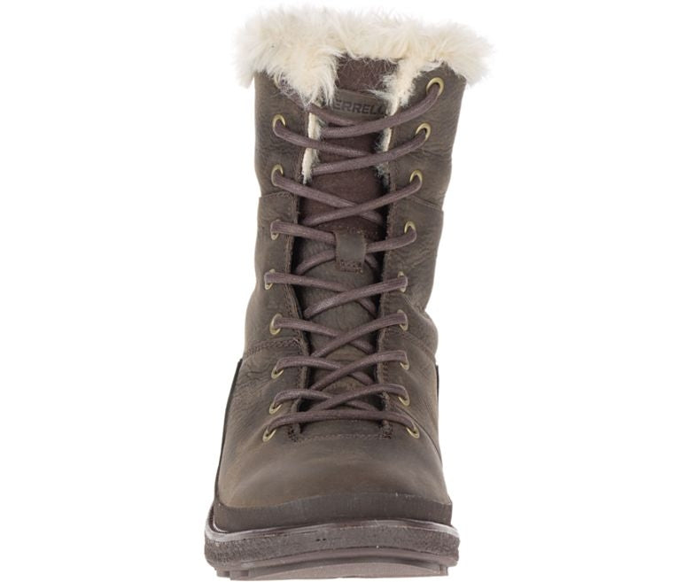 Merrell Tremblant Ezra Lace Polar Waterproof Women's Boot-Espresso