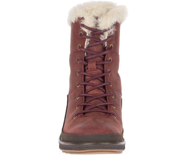 Merrell women's tremblant ezra shop zip polar waterproof boots