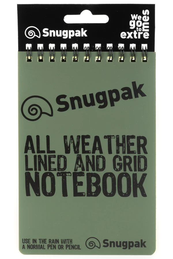 Snugpak Water Resistant Notebook-Assorted