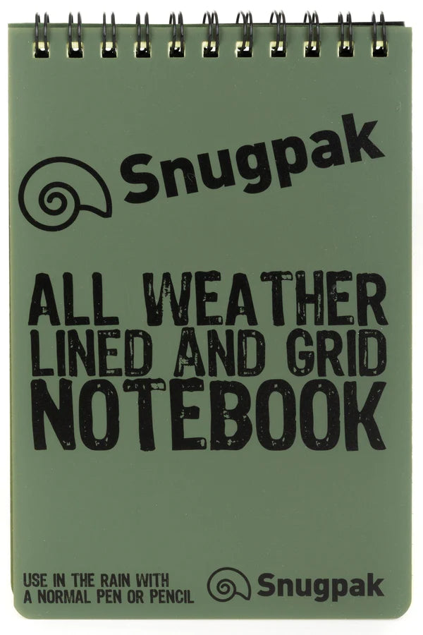 Snugpak Water Resistant Notebook-Assorted