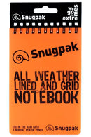 Snugpak Water Resistant Notebook-Assorted Colours